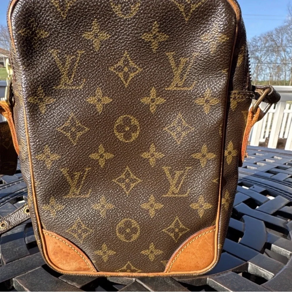 Louis Vuitton Monogram Crossbody Bag in Brown and Tan - Picture 6 of 9